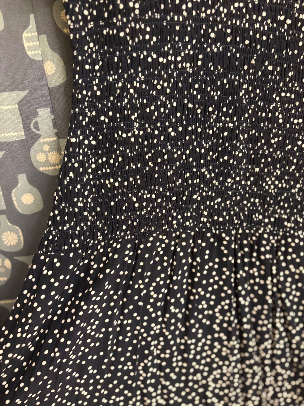 Madewell Flutter-Sleeve Smocked Midi Dress in Floral. Size 12 - Picture 3 of 4
